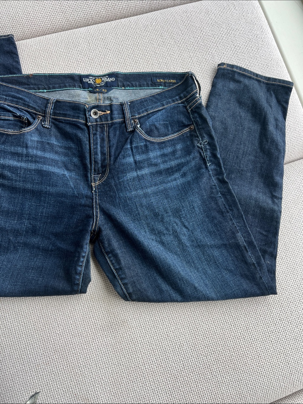 Lucky Brand Women's Indigo Sofia Capri